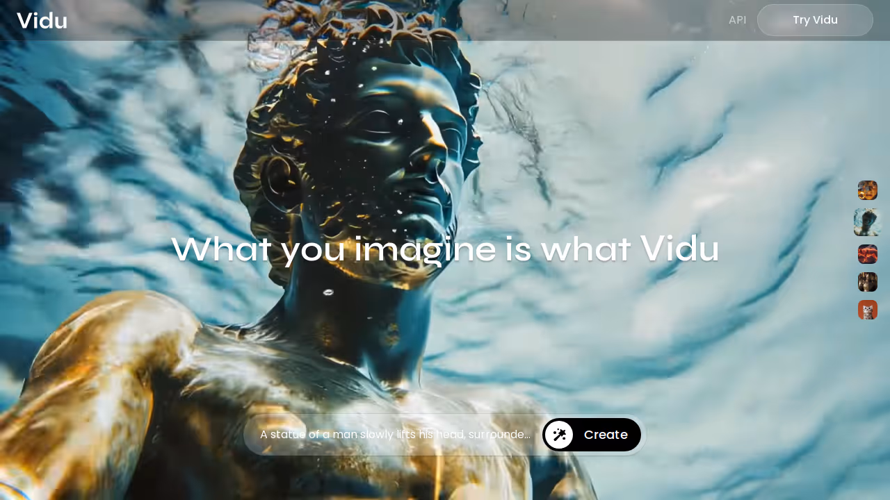 Vidu 网站截图