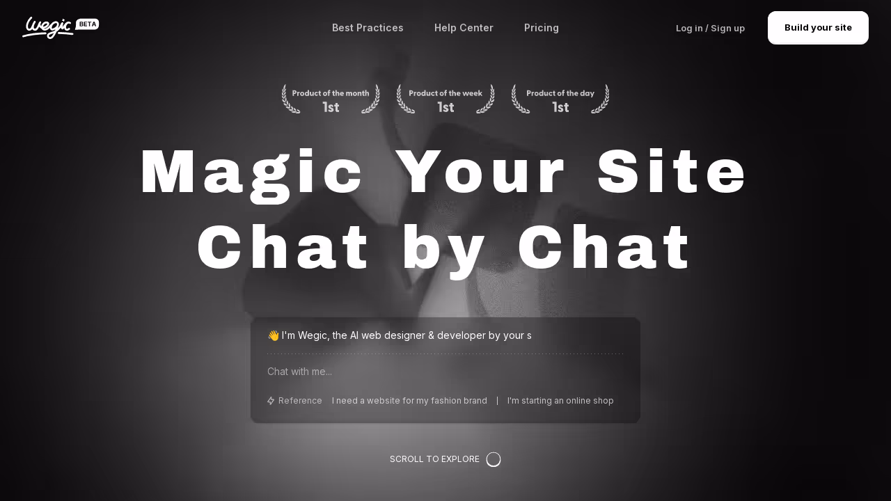Wegic 网站截图