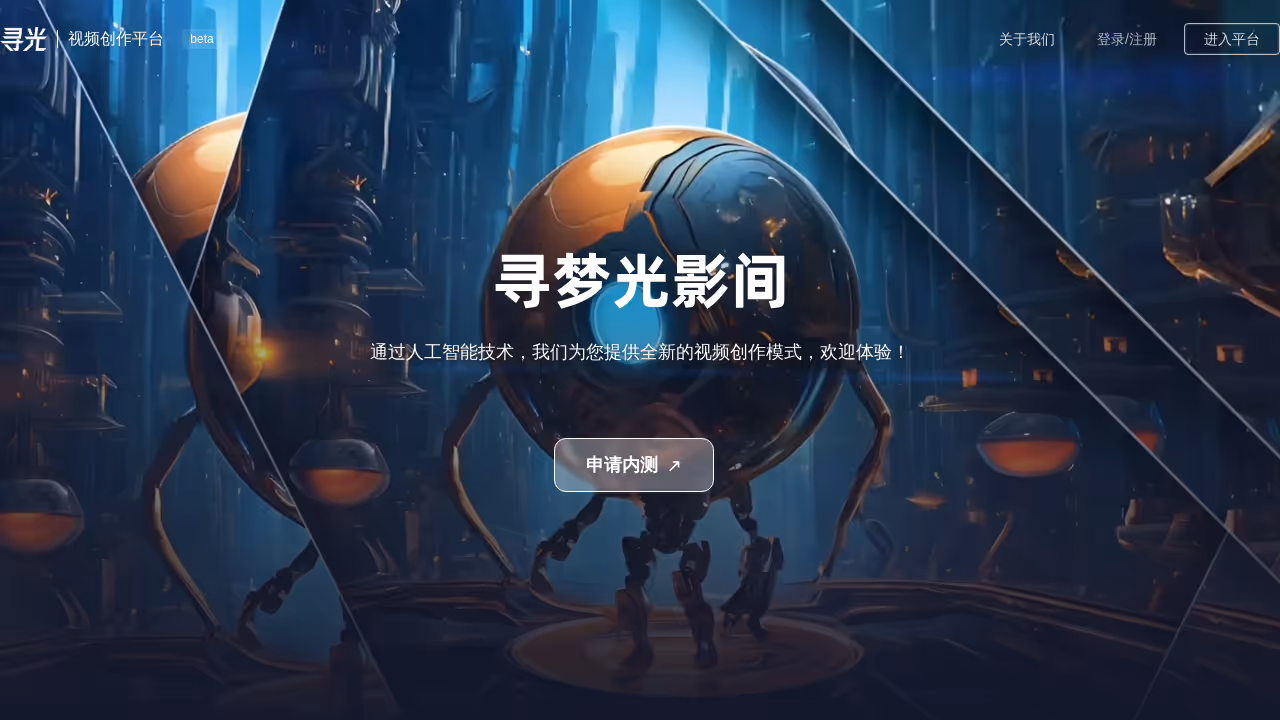 寻光 网站截图